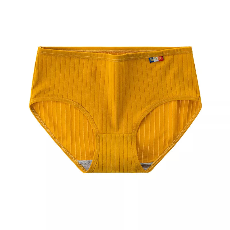 Pack of 10 comfortable cotton briefs for women