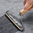 Hair and lint remover brush