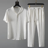 Ensemble d'été ultra léger pour homme - Polo + Pantalon