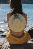 Chapeau de plage avec lanière coquillage - Collection 2023