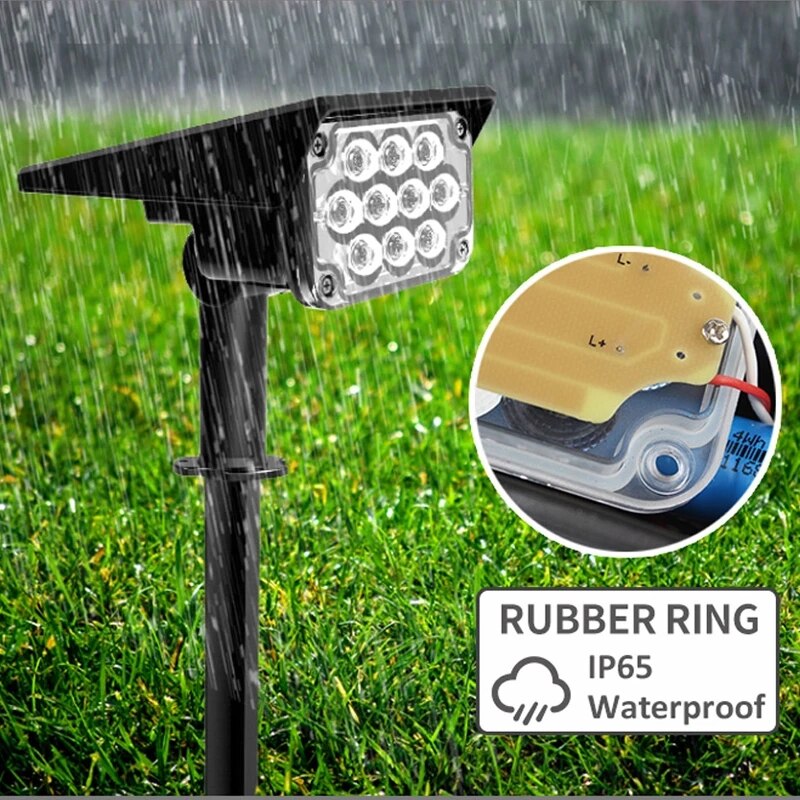 Solar LED Projector for Garden and Outdoor Use