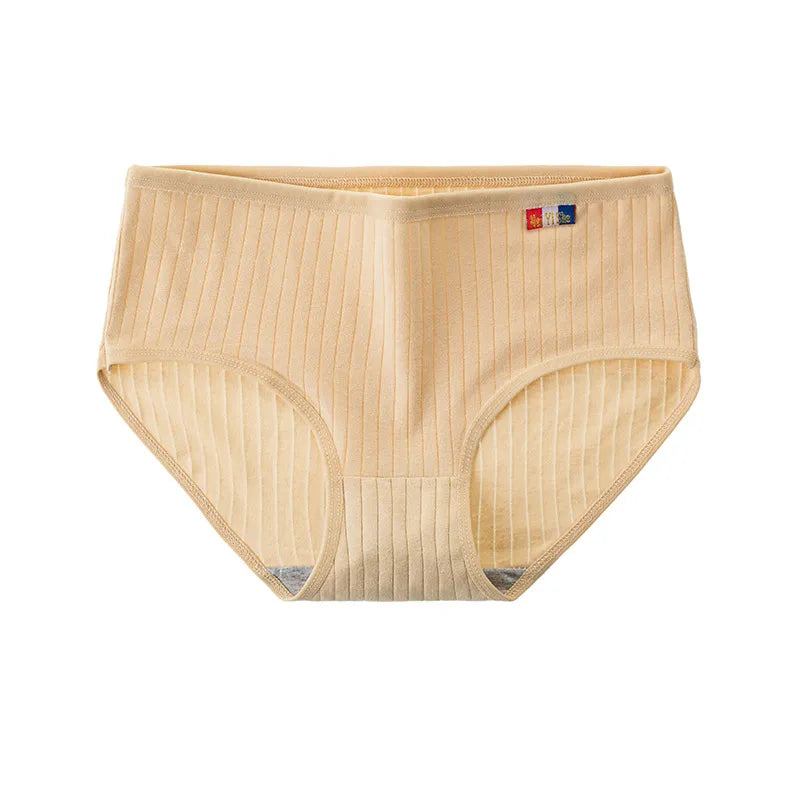Pack of 10 comfortable cotton briefs for women