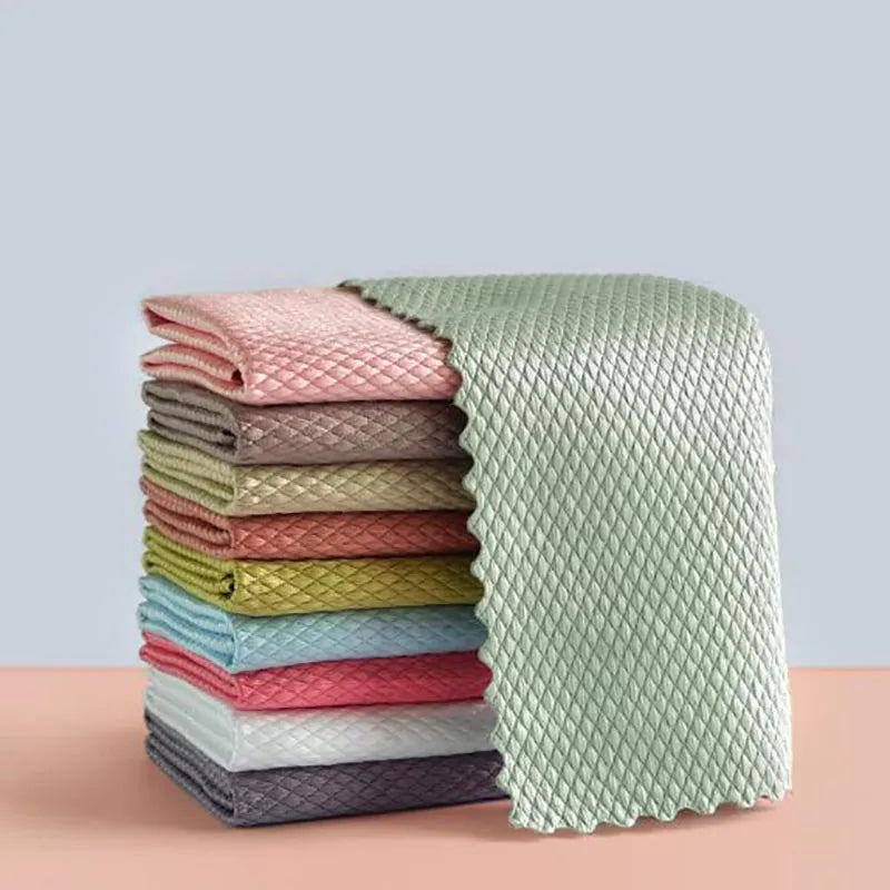 Lot de 5 Chiffons en Microfibres Magiques