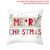 Lot de 2 Housses de Coussins de Noël