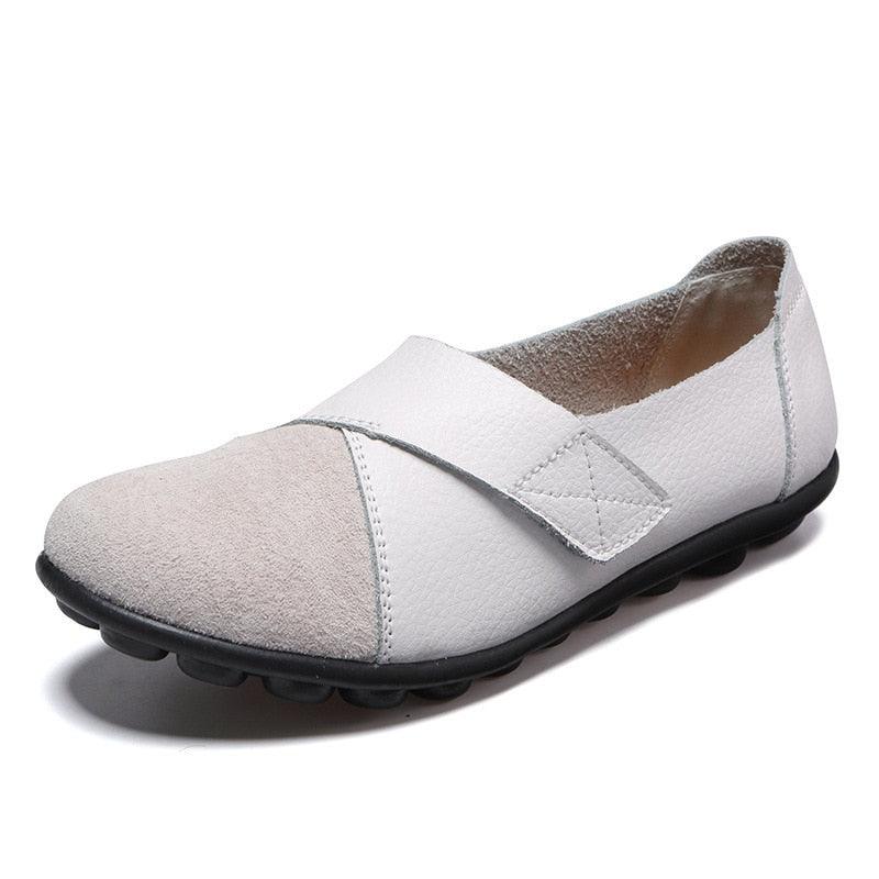 Women's leather orthopedic loafers