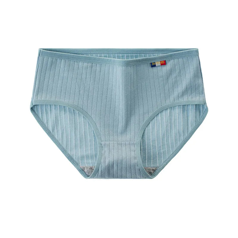 Pack of 10 comfortable cotton briefs for women