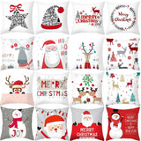Lot de 2 Housses de Coussins de Noël