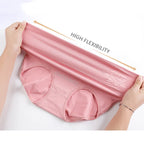 Pack of 4 High-Waisted Breathable Cotton Briefs
