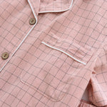 Pyjama en Gaze de Coton Chemise & Short Mixte - Printemps/ Été