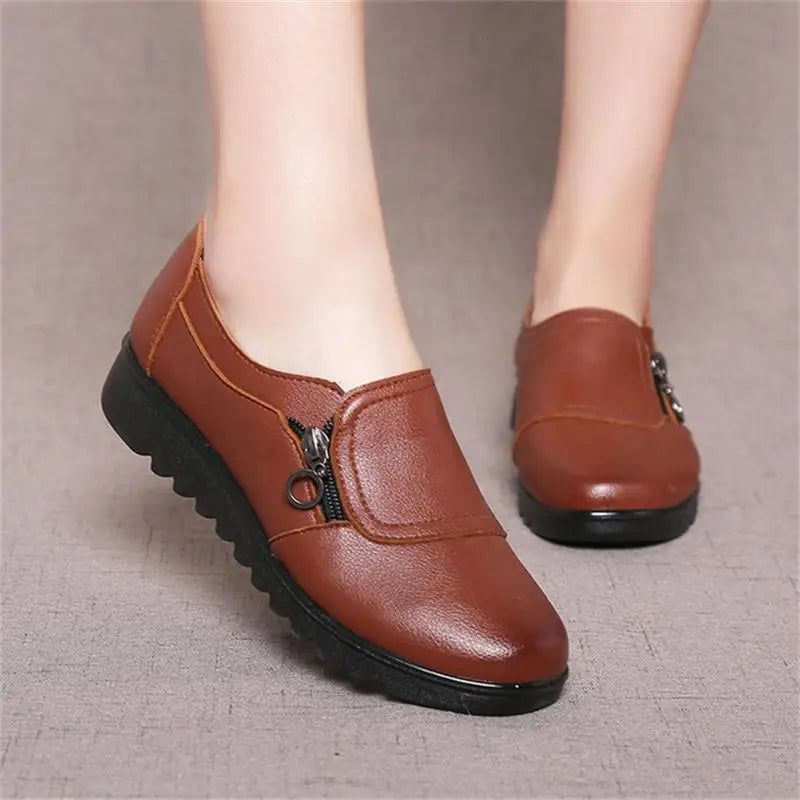 Mocassins à Zip - Faciles à Enfiler
