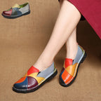 Women's Multicolored Summer Cowhide Loafers
