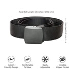 Anti-theft Belt with Secret Wallet
