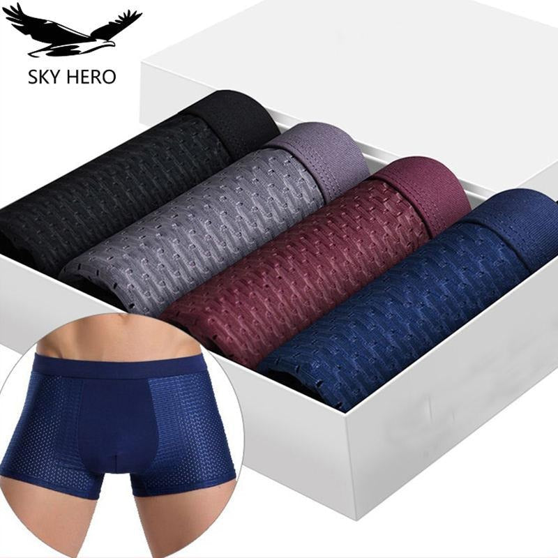 TOP SELLER | Pack of 4 Bamboo Boxers