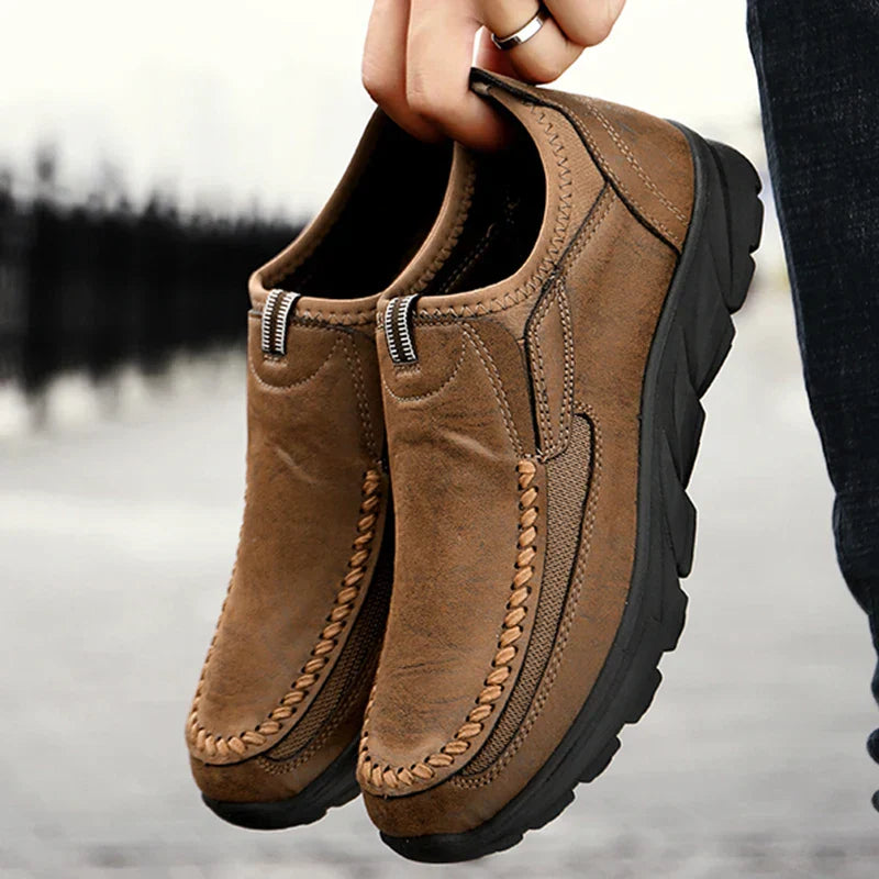 Men's PU Leather Slip-on Shoes