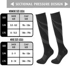Lot de 2 Paires de Chaussettes de Compression Anti Varices