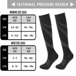 Lot de 2 Paires de Chaussettes de Compression Anti Varices