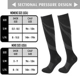 Lot de 2 Paires de Chaussettes de Compression Anti Varices