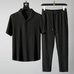 Men's Ultra-Lightweight Summer Set - Polo + Pants