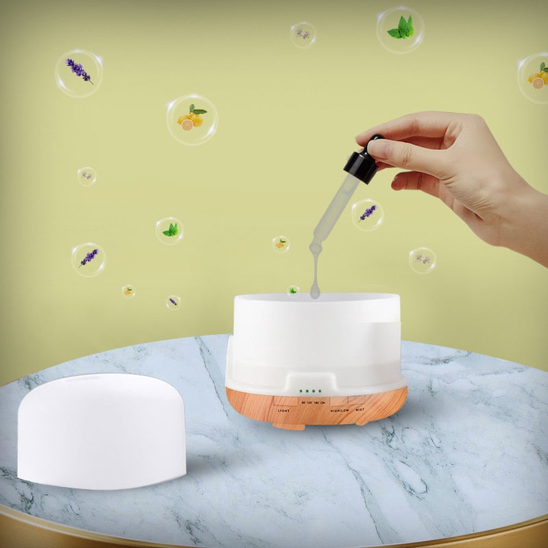 Diffuseur d'huiles essentielles avec télécommande