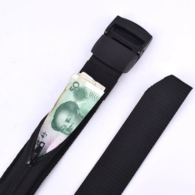 Anti-theft Belt with Secret Wallet