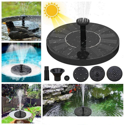 Fontaine solaire LED