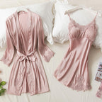 Ensemble de pyjama en satin - 5 pièces