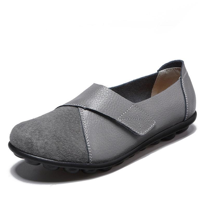 Women's leather orthopedic loafers
