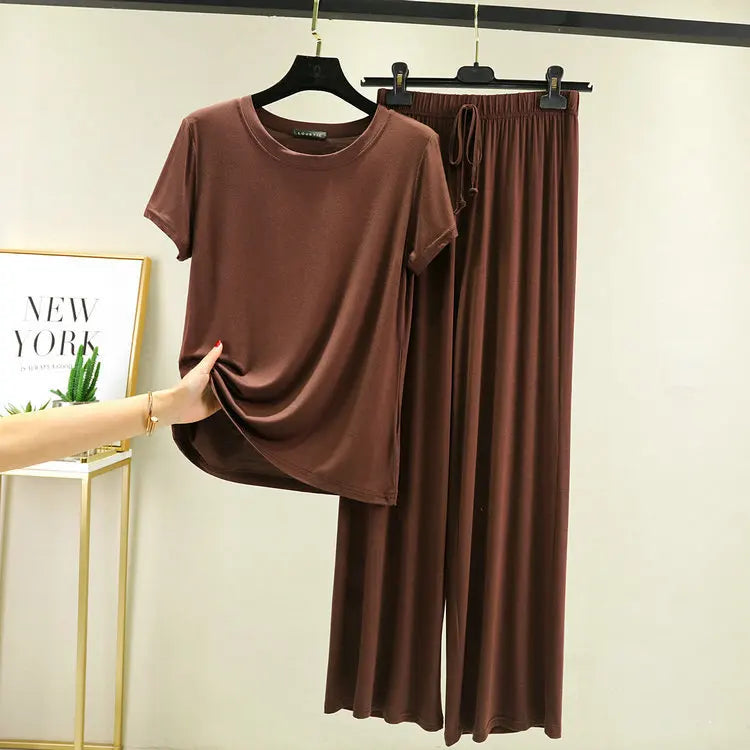 Women's Fluid Modal Pajama Set - Spring