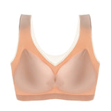 Soutien-gorge sans couture ultra-fin en soie glacée