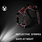 Reflective and Breathable Dog Harness with Handle