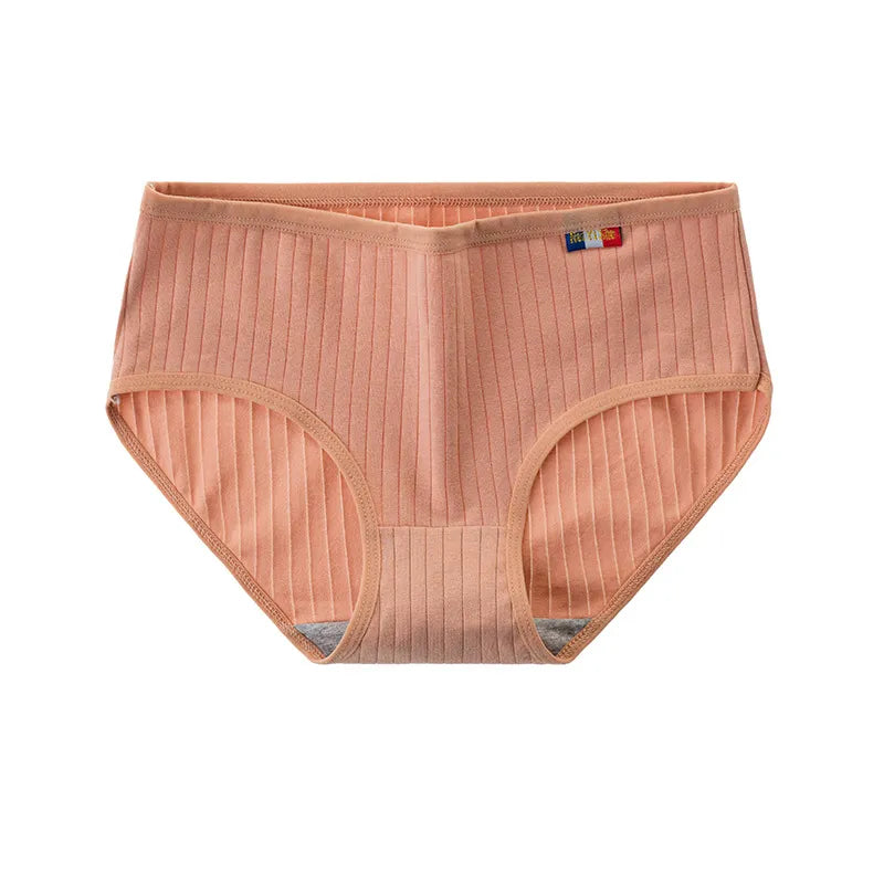 Pack of 10 comfortable cotton briefs for women