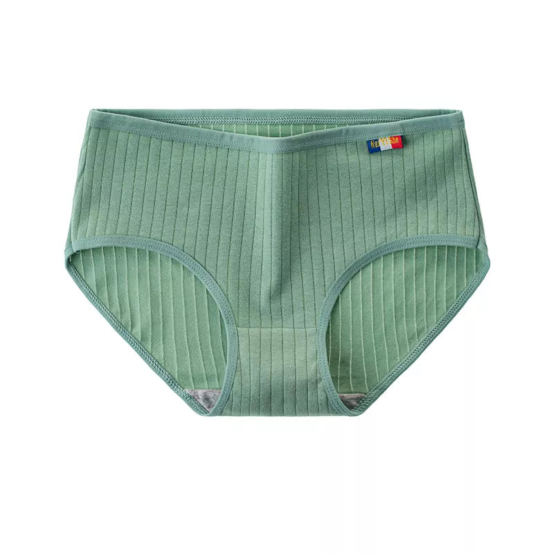 Pack of 10 comfortable cotton briefs for women