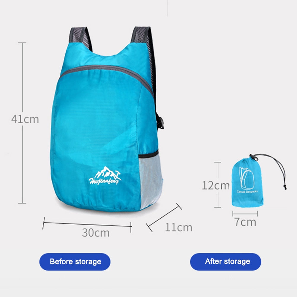 Sac à dos pliable unisexe