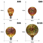Ampoule LED feu d'artifice coloré 3D