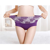 Lot de 6 Culottes Tailles Hautes - Fleuries