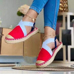 Espadrille en toile et à élastique