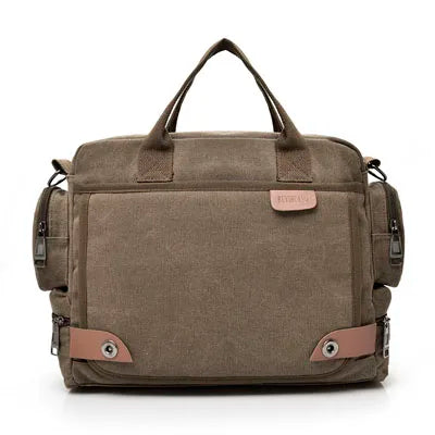 Large Capacity Canvas Tactical Shoulder Bag