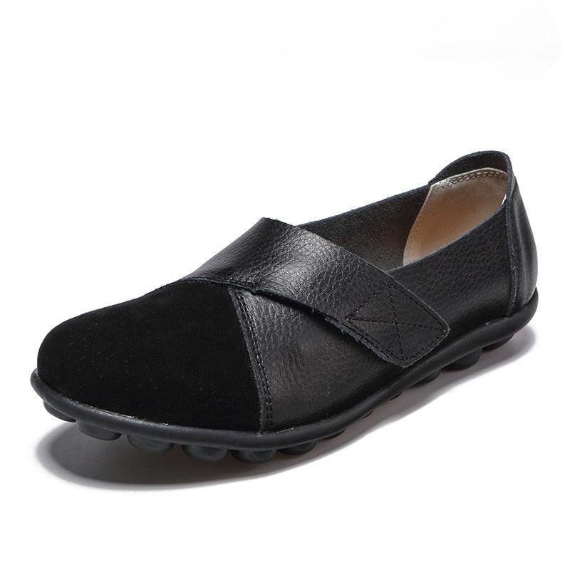 Women's leather orthopedic loafers