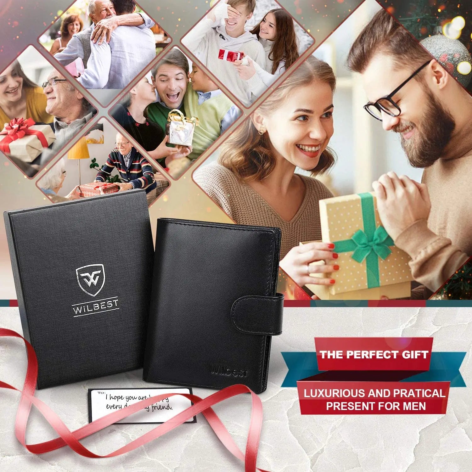 RFID Blocking Multi-Compartment Wallet