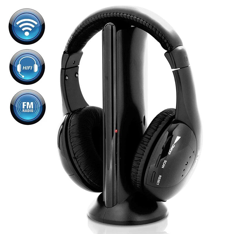 Wireless headphones for TV and all audio sources - Free delivery