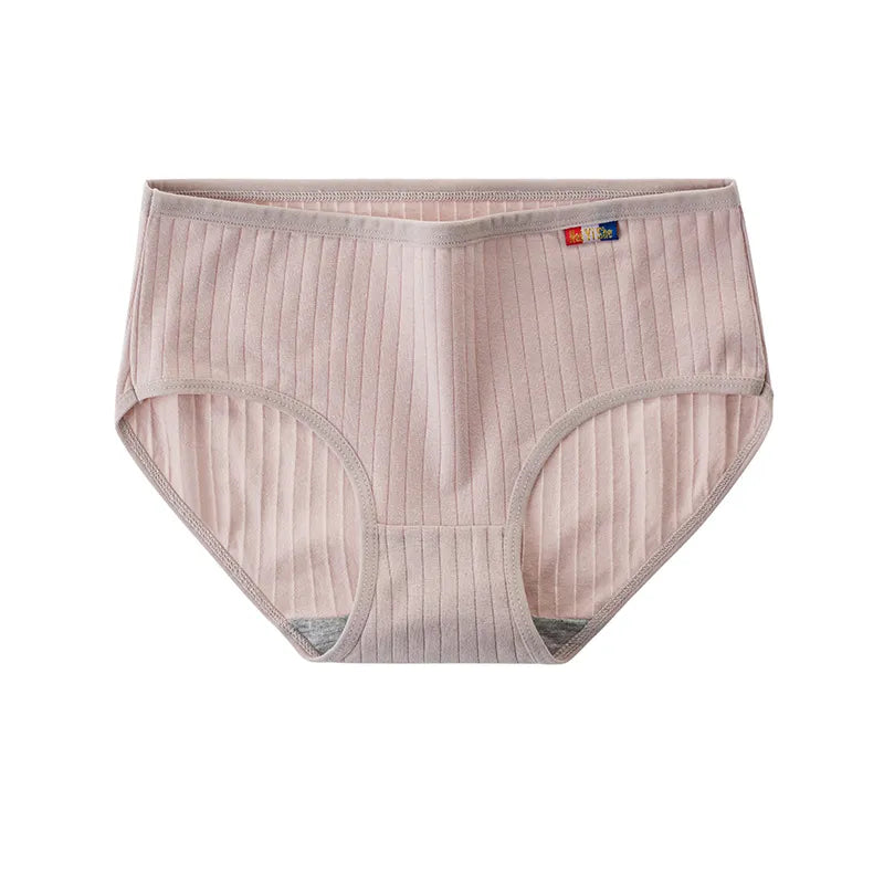 Pack of 10 comfortable cotton briefs for women
