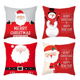 Lot de 2 Housses de Coussins de Noël
