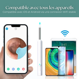 Nettoyeur Auriculaire Connecté – Compatible iOS & Android