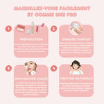 Poudre de Maquillage Correctrice Anti-rougeur