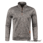 Men's Turtleneck Zip-Up Sweater