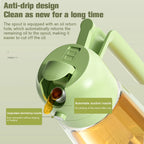 2-in-1 Glass Oil Sprayer for Cooking with Handle