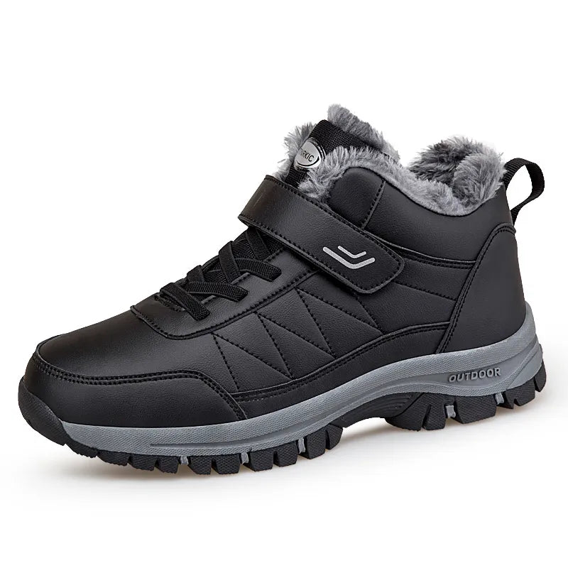 Unisex Lined Boots - Adjustable Velcro