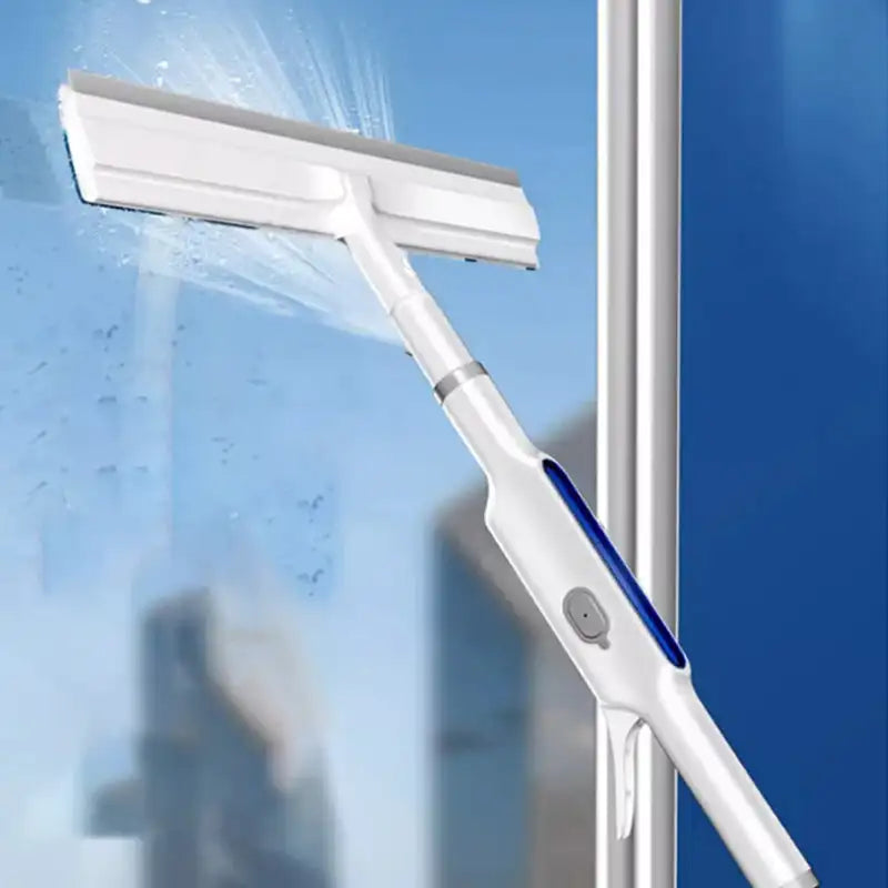 3-in-1 Telescopic Window Cleaner with Integrated Sprayer
