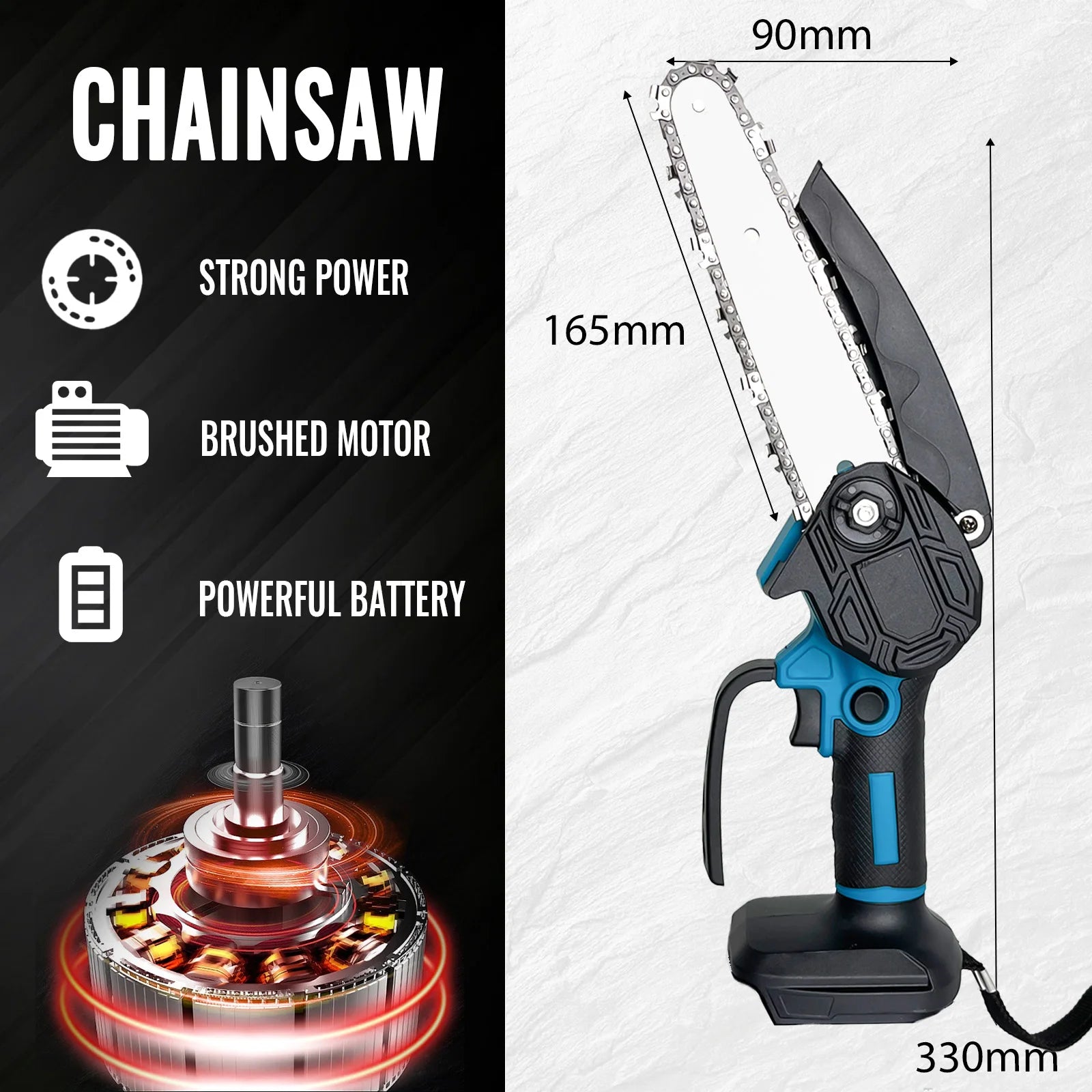 Cordless Chainsaw for Makita 18V Battery