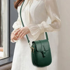 Petit Sac Bandoulière Vintage Femme en Cuir PU - Élégance Rétro & Format Pratique